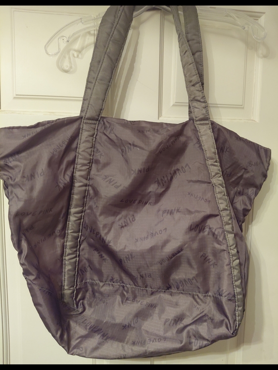 Victoria's Secret Handbags - Victoria's Secret & Co "LOVE" & "PINK" Monogram Quilted Strap Tote XL